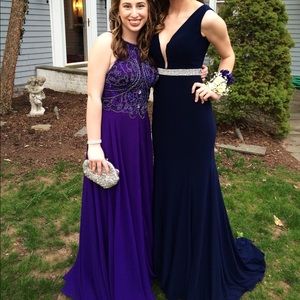Navy Blue Prom Dress/Gown
